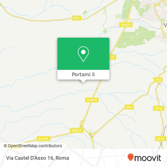 Mappa Via Castel D'Asso 16