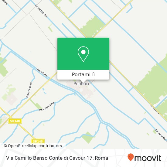 Mappa Via Camillo Benso Conte di Cavour 17