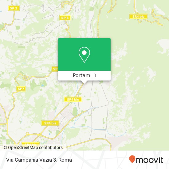 Mappa Via Campania Vazia 3