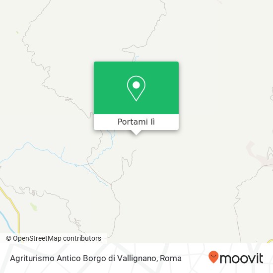 Mappa Agriturismo Antico Borgo di Vallignano