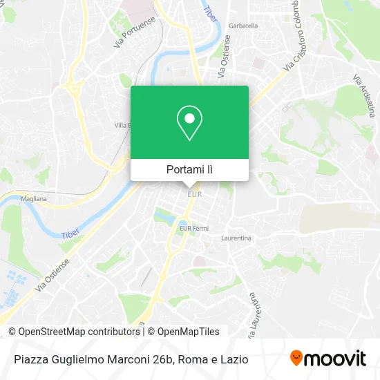 Mappa Piazza Guglielmo Marconi  26b