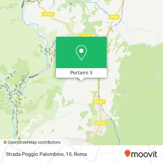 Mappa Strada Poggio Palombino, 10