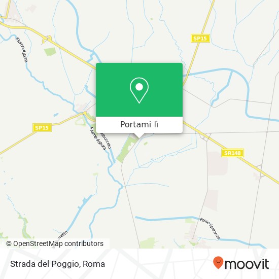 Mappa Strada del Poggio