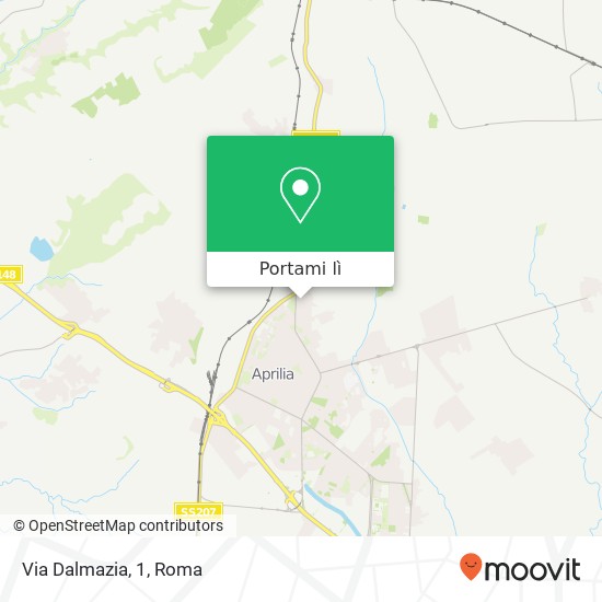 Mappa Via Dalmazia, 1