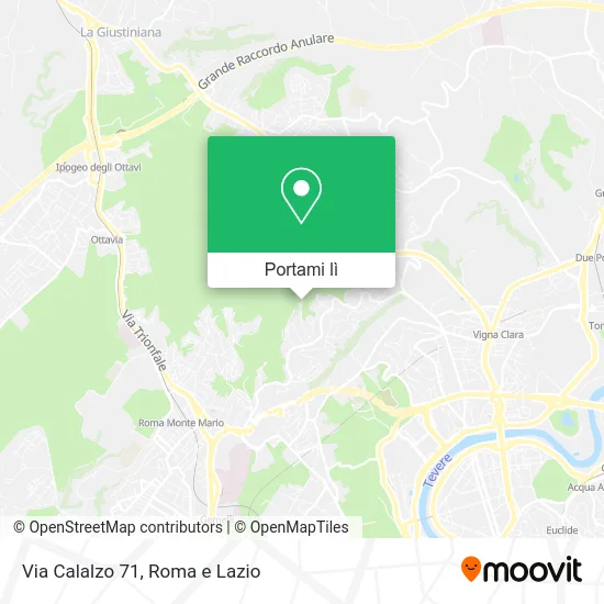 Mappa Via Calalzo 71