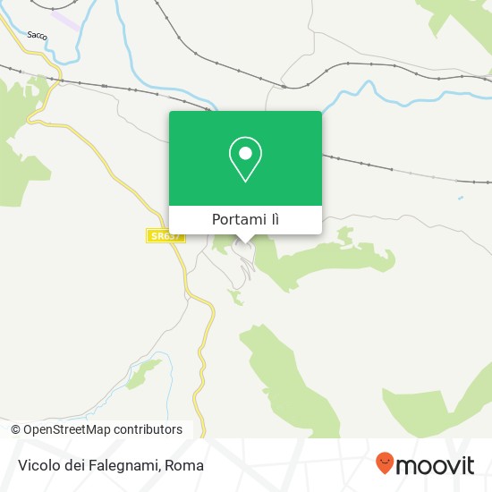 Mappa Vicolo dei Falegnami