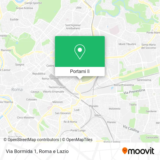Mappa Via Bormida 1