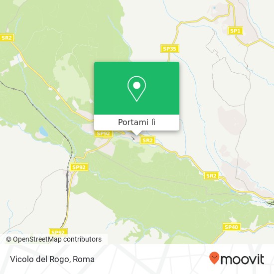 Mappa Vicolo del Rogo