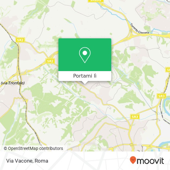 Mappa Via Vacone