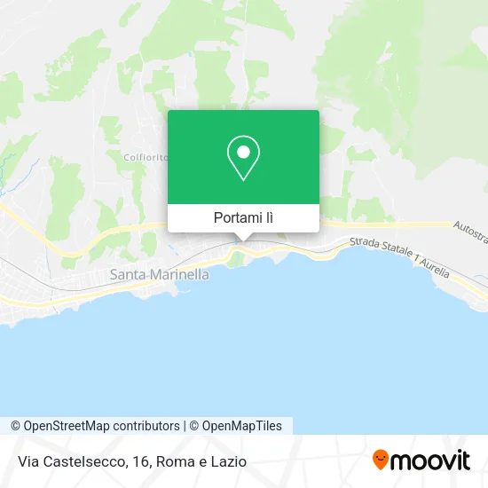 Mappa Via Castelsecco, 16