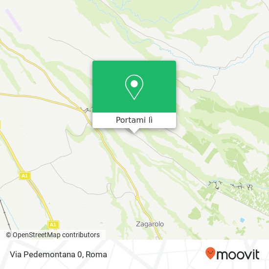 Mappa Via Pedemontana 0