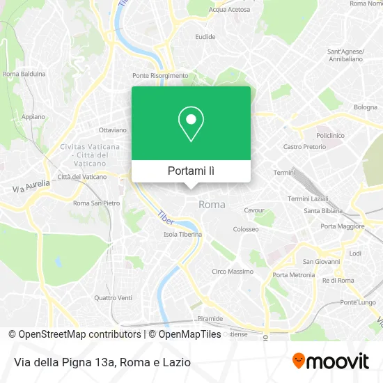 Mappa Via della Pigna  13a