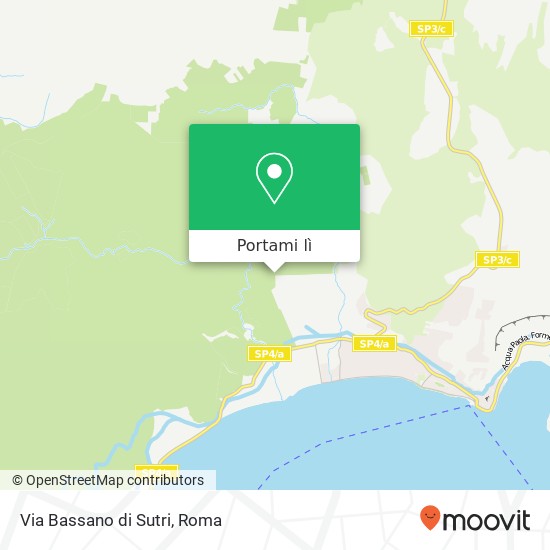 Mappa Via Bassano di Sutri