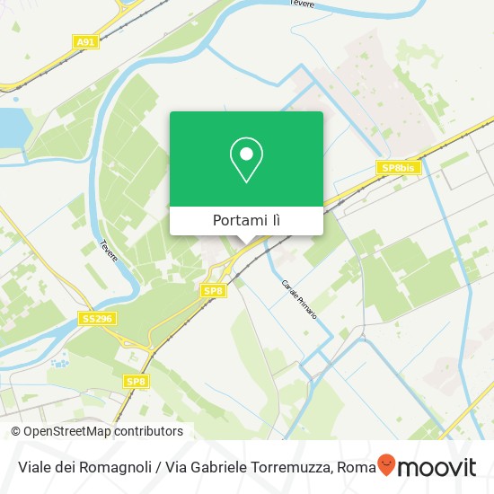 Mappa Viale dei Romagnoli / Via Gabriele Torremuzza