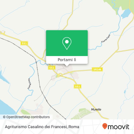 Mappa Agriturismo Casalino dei Francesi