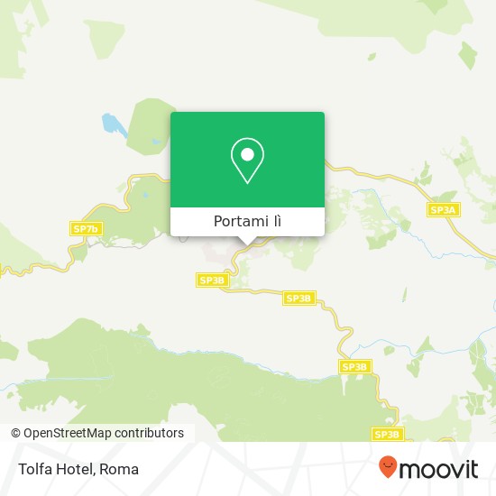 Mappa Tolfa Hotel