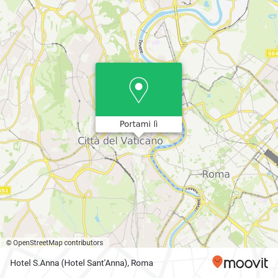 Mappa Hotel S.Anna (Hotel Sant'Anna)