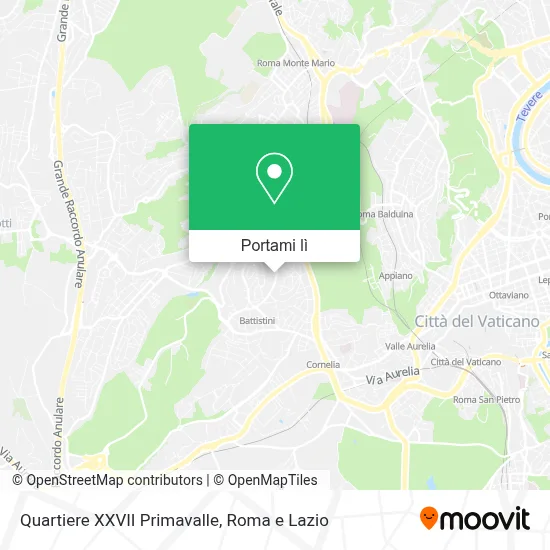 Mappa Quartiere XXVII Primavalle