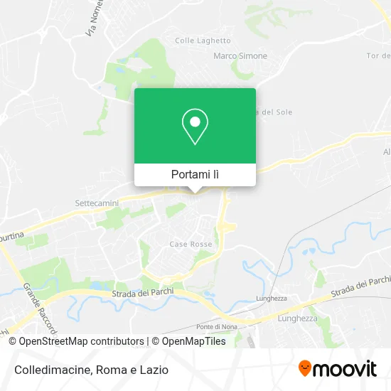 Mappa Colledimacine