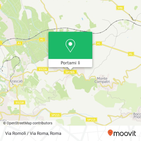 Mappa Via Romoli / Via Roma
