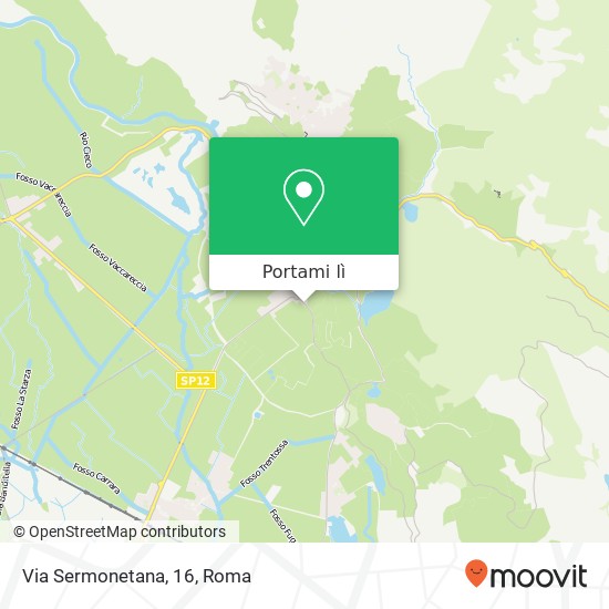Mappa Via Sermonetana, 16
