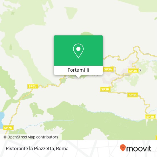 Mappa Ristorante la Piazzetta