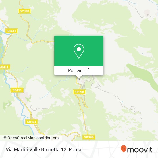 Mappa Via Martiri Valle Brunetta 12