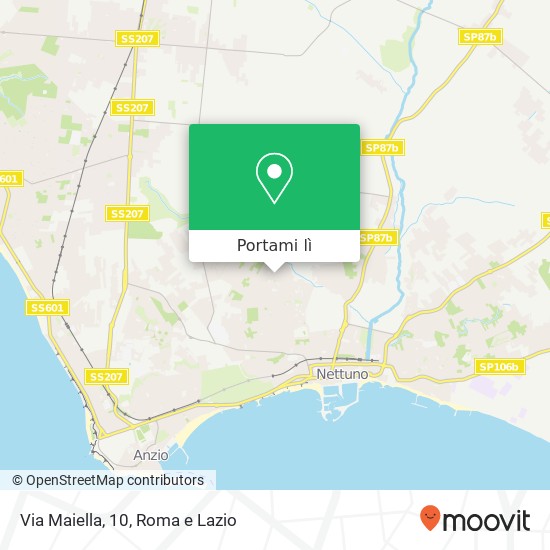 Mappa Via Maiella, 10