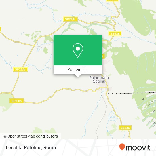 Mappa Località Rofoline