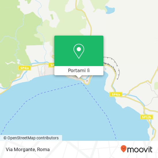 Mappa Via Morgante