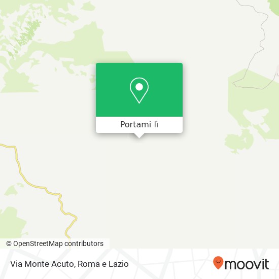 Mappa Via Monte Acuto