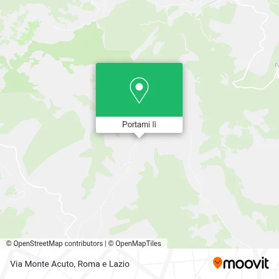Mappa Via Monte Acuto