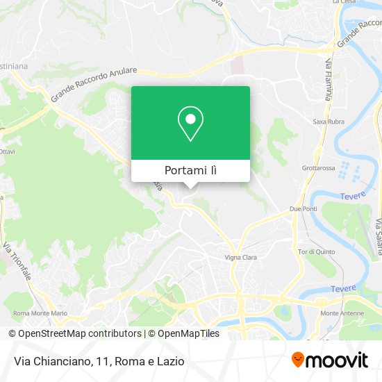 Mappa Via Chianciano, 11