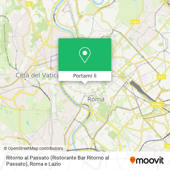 Mappa Ritorno al Passato (Ristorante Bar Ritorno al Passato)