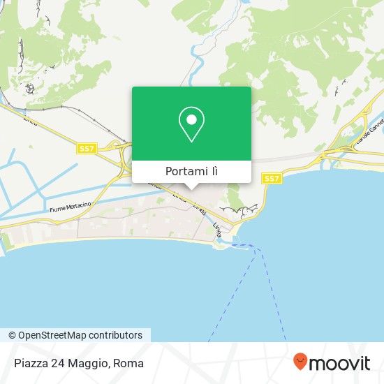 Mappa Piazza 24 Maggio