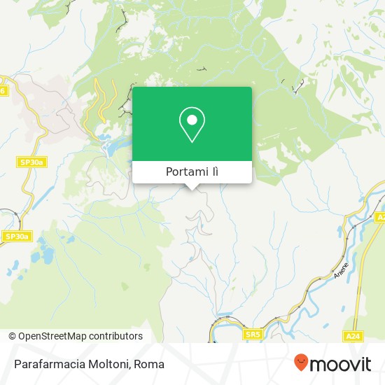 Mappa Parafarmacia Moltoni