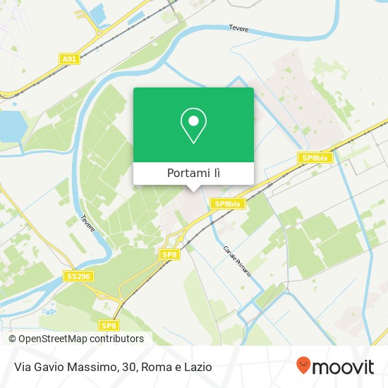 Mappa Via Gavio Massimo, 30