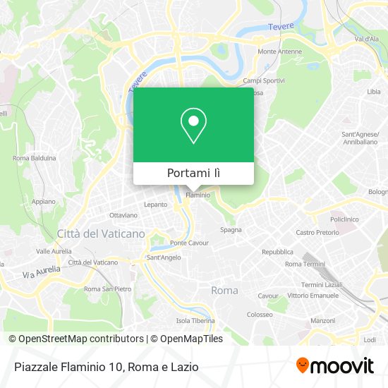 Mappa Piazzale Flaminio  10