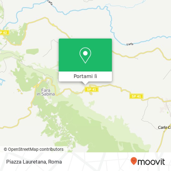 Mappa Piazza Lauretana