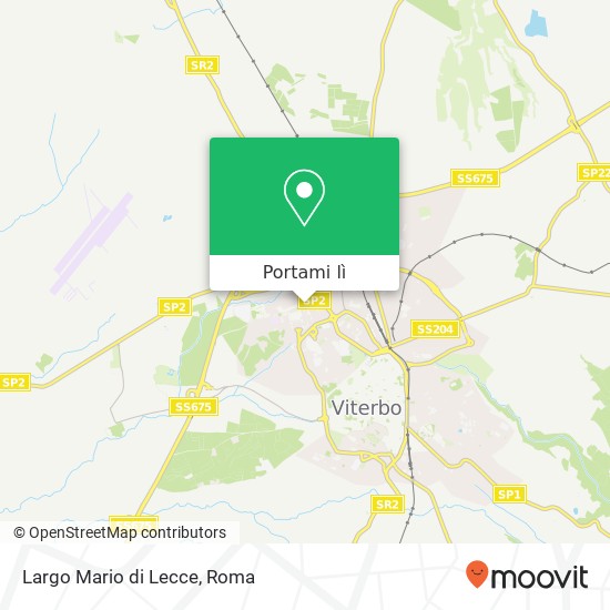 Mappa Largo Mario di Lecce