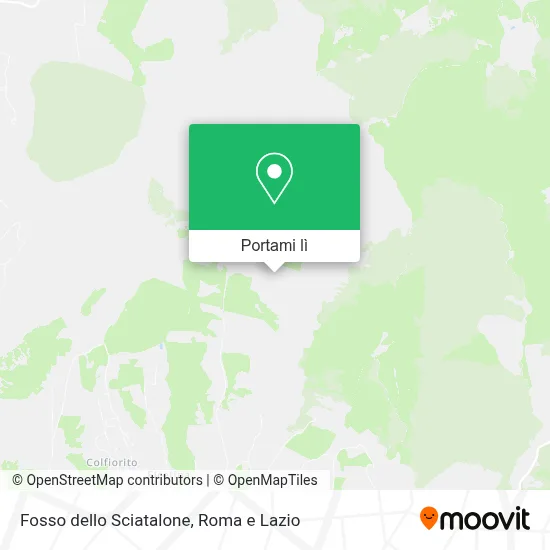 Mappa Fosso dello Sciatalone