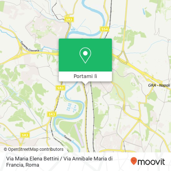 Mappa Via Maria Elena Bettini / Via Annibale Maria di Francia