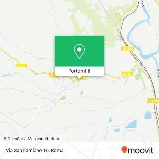 Mappa Via San Famiano 16