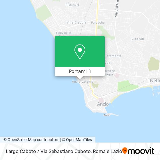 Mappa Largo Caboto / Via Sebastiano Caboto