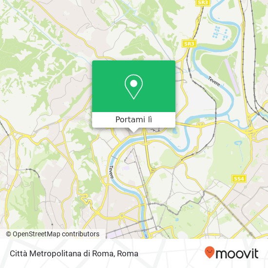 Mappa Città Metropolitana di Roma