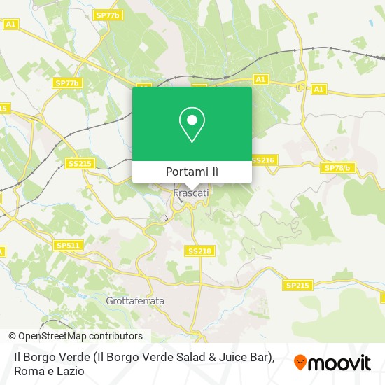 Mappa Il Borgo Verde (Il Borgo Verde Salad & Juice Bar)