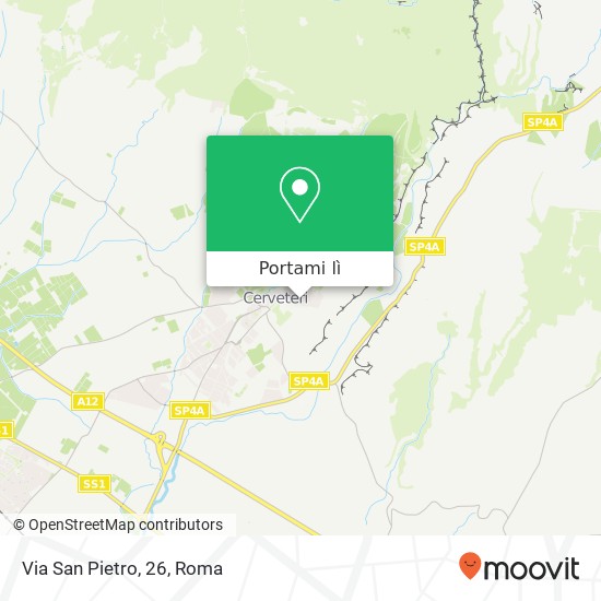 Mappa Via San Pietro, 26