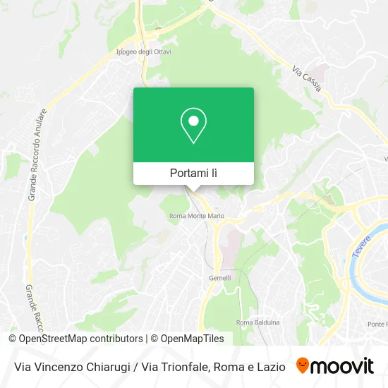 Mappa Via Vincenzo Chiarugi / Via Trionfale
