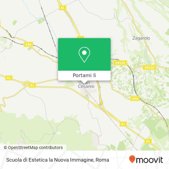 Mappa Scuola di Estetica la Nuova Immagine