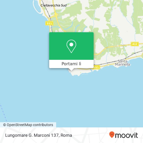 Mappa Lungomare G. Marconi 137